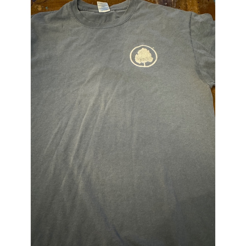Alabama Outdoors Graphic T-Shirt Mens Large Blue Gildan Ultra Cotton Tee